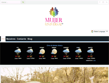 Tablet Screenshot of mujeruniversal.com